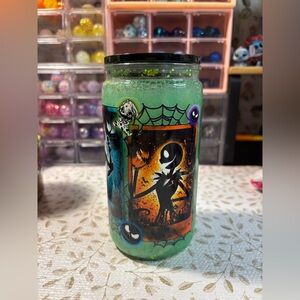 Handcrafted snowglobe tumbler